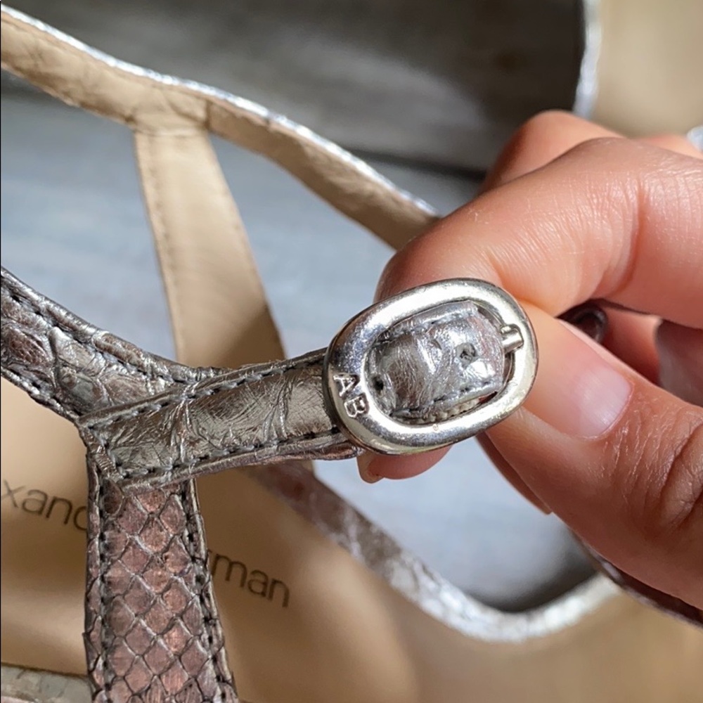 Alexandre Birman Python Heels Sz 8 - image 5